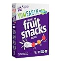 YumEarth Organic Assorted Flavor Fruit Snacks - Allergy Friendly (Top 9 Free), No Artificial Dyes, Non GMO, Gluten Free, Vegan Candy Snacks - 0.7