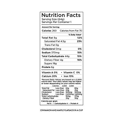 Kodiak Cakes Unleashed Flapjack On The Go Baking Mix, Cinnamon and Maple, 2.25 Ounce