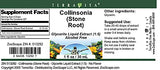Collinsonia (Stone Root) - Glycerite Liquid Extract (1:5) - No Flavor (1 oz, ZIN: 513292) - 3 Pack