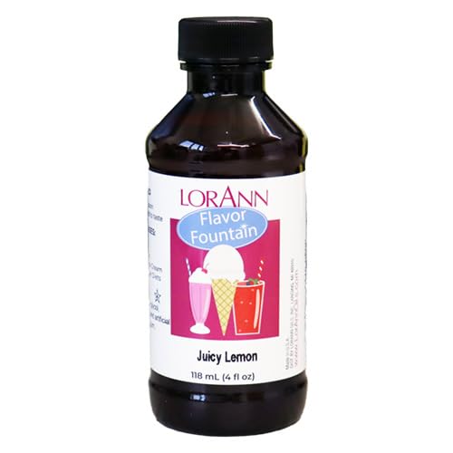 LorAnn Juicy Lemon Flavor Fountain, 4 ounce bottle