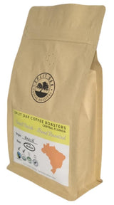 Medium Freshly Roasted Coffee Brazil Cerrado 12 oz Whole Beans Bold Coffee with a deep, nutty flavor and hints of almond and cocoa by Split Oak Coffee