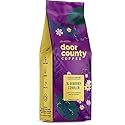 Door County Coffee Blueberry Cobbler, Flavored Whole Bean - 8 oz Bag - Spring-Summer Seasonal - Medium Roast - 100% Specialty Arabica - Blueberry