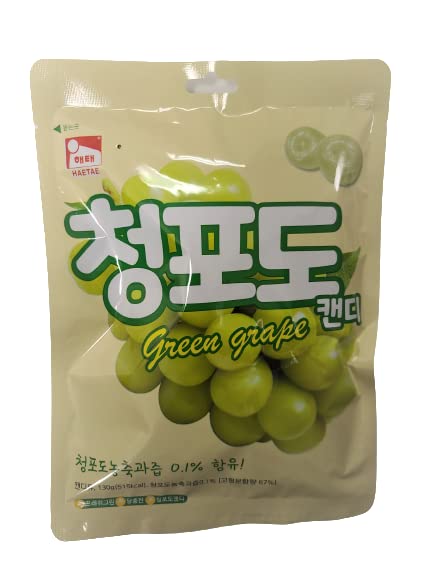 Haetae Candy assorted flavors (Green Grape-130g)