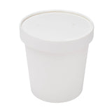 Karat Paper lid for DIA. 96 mm Gourmet Paper Cold/Hot Food Containers - 1,000 ct
