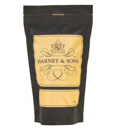 Harney & Sons Valentine’s Blend Loose Leaf Black Tea - Chocolate Rose Flavored Tea, Caffeinated, 16 oz Bag