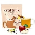 Craftmix Spiked Apple Cider Cocktail & Mocktail Drink Mixer, Skinny Mixes - Water Flavoring Packets - Made With Real Fruit - Vegan, Low-Carb