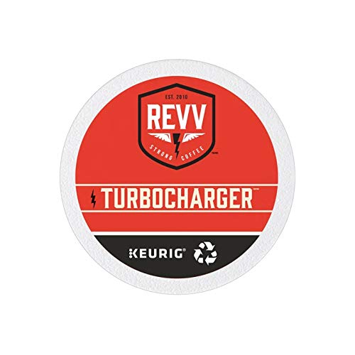REVV Turbocharger, Single-Serve Keurig K-Cup Pods, Dark Roast Coffee, 60 Count