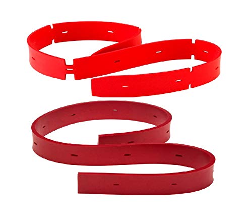 Squeegee Blade Kit 222381 & 222382 | Front & Rear Replacement | Fits Tennant 5680 & 5700 28" Walk?Behind Scrubbers