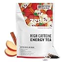 Zest Cinnamon Apple Spice Energy Tea - High Caffeine Black Tea Bags for Focus, Clarity & Morning Energy - Natural Non-GMO Caffeinated Breakfast Tea