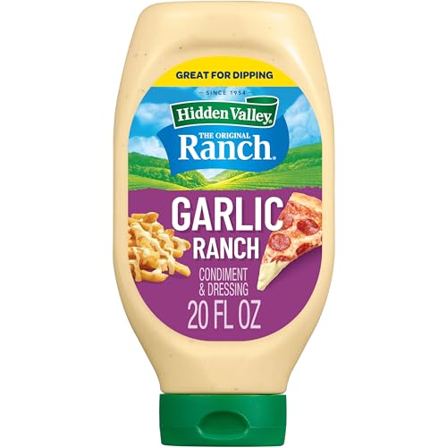 Hidden Valley Hidden Valley Garlic Ranch Dipping Sauce Topping and Dressin, 20 FZ