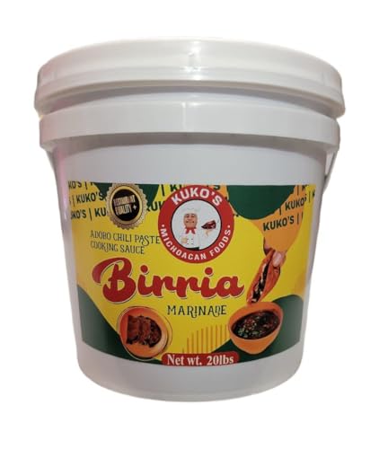 Birria Concentrate Adobo Base, 20 lb Tub - Authentic Mexican Birria de Res Marinade & Cooking Sauce for Beef, Goat, or Lamb - Pre-Mixed Spice & Chile