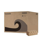Boardwalk 6210 Paper Towel, 1-Ply Single-Fold, 9" Width x 9.45" Length, Natural (16 Pack of 250)