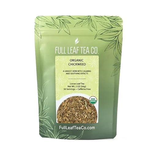 Organic Chickweed - 2 oz Bag (approx. 30 servings) | Full Leaf Tea Company