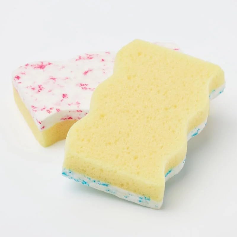 Scrub Daddy Eraser Mommy 10x with Scrubbing Gems Erase, flip, Wipe! A Gentle Wipe with The Water Activated Sponge Eraser (2 Pack)