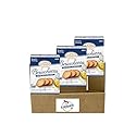 All Natural Bite Size Bruschetta Toast Crackers Bruschettini Vegan Chips (4.23oz 3PACK, Olive Oil & Sea Salt)