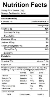 Corn Chips with Flax Seed, Healthy Snacks, Bulk Size (1 lb. Resealable Zip Lock Stand Up Bag)