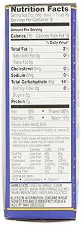 Ronzoni Orzo Enriched Macaroni Non GMO 16 Oz. Pack Of 3.