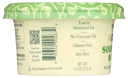 Treeline Non-Dairy Cashew Sour Cream & Onion Dip, 7.5 OZ