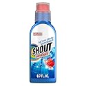 Shout Advanced Stain Remover Gel for Clothes Laundry, Ultra Concentrated Gel with Built-in Scrubber Brush for Deep Set-In stains, 8.7oz
