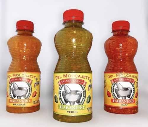Salsas Del Molcajete Habanero Variety 3-Pack 9.17oz.