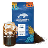 Manatee Gourmet Coffee, Cold Brew, Medium Roast, Ground, 2 lb.