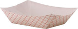 Dixie 2 Lb Polycoated Paper Food Tray by GP PRO (Georgia-Pacific), Kant Leek, Red Plaid, RP2008, 1,000 Count (250 Trays Per Pack, 4 Packs Per Case)