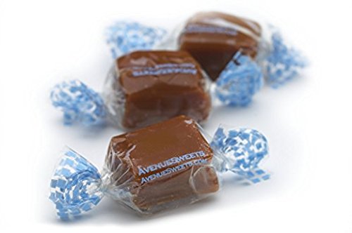 AvenueSweets - Handcrafted Individually Wrapped Soft Caramels - 5 lb Box - Sea Salt