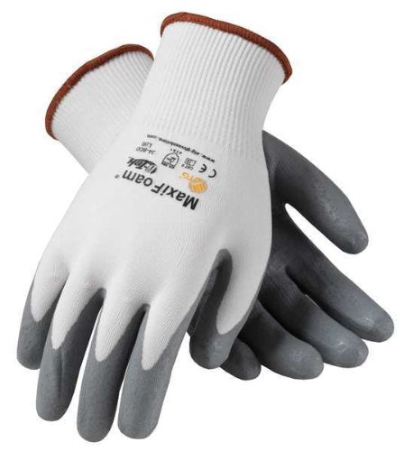 34-800/Xl Premium Gray Foam Nitrile Gloves 230731 Pip Glove
