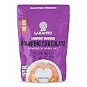 Lakanto Sugar Free Drinking Chocolate - Cold or Hot Cocoa Powder Mix, Shelf Stable Probiotics, Monk Fruit Sweetener, Keto Diet Friendly, Vegan, Dutch