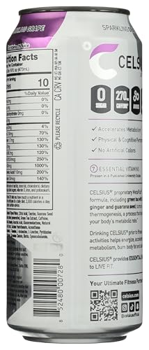 Celsius Grape Slush 16 oz