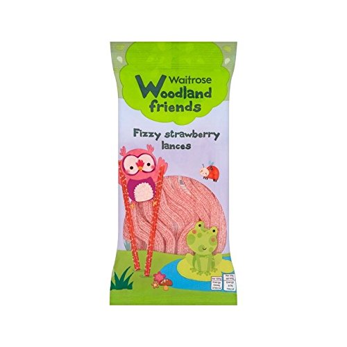 Fizzy Strawberry Lances Waitrose 100g - Pack of 6