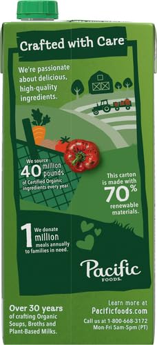 Pacific Natural, Organic Creamy Roasted Pepper & Tomato Soup, 32 Fl Oz