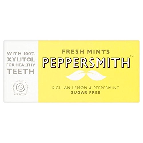 Peppersmith Sugar-Free Xylitol Lemon Mints 15g - Pack of 2