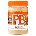 PBfit 15 Ounce Classic Peanut Butter Powder, Powdered Peanut Butter Spread From Real Roasted Peanuts, 8g of Protein 8% DV, Gluten-Free, 60 calories