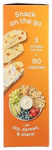 Nonni's THINaddictives Almond Thin Cookies - Papaya & Passionfruit Almond Cookie Thins - Biscotti Italian Cookies - Biscotti Individually Wrapped