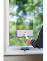 Unger SpeedClean Indoor Window Cleaner, Household Cleaning Supplies, Works with Glass and Natural Cleaners and Solutions, Attracts Dust and Dirt