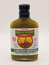HOT LINE PEPPER PRODUCTS Gourmet Hot Sauces (Garlicky Greengo, 4 pack)
