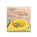 Healthee Organic Brown Rice, Gluten Free, Fully Cooked and Ready-to-Eat, USDA Certified Organic, GMO-Free, Microwaveable (Turmeric, Pack of 12)