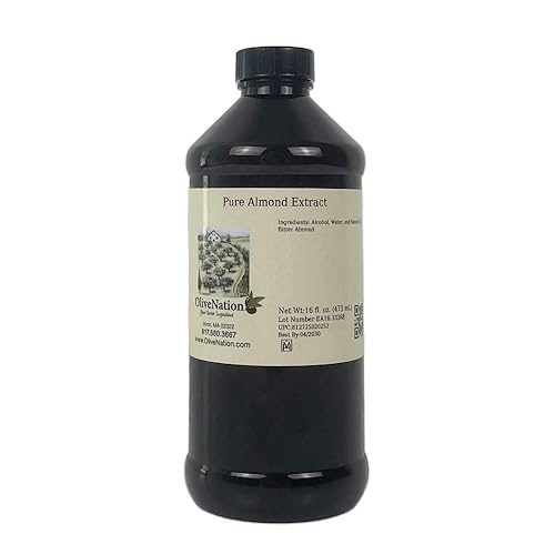 Almond Extract - Non-GMO - Kosher - Gluten Free - Vegan - 16 ounces