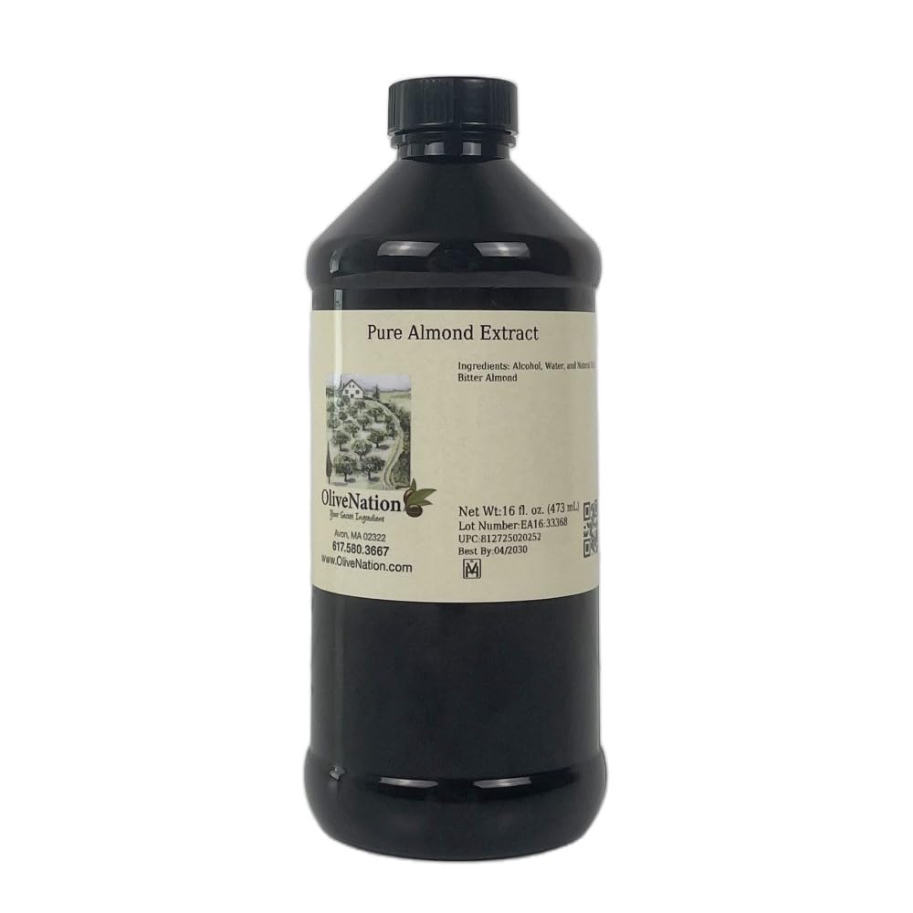 Almond Extract - Non-GMO - Kosher - Gluten Free - Vegan - 16 ounces