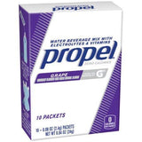 Propel Grape Water Beverage Mix with Electrolytes & Vitamins, 0.08 oz, 10 count (3 Pack)
