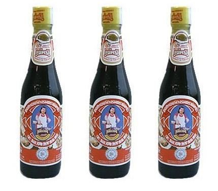 Maekrua Thai Oyster Sauce 11 oz bottle (Pack of 3)