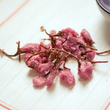 NESTLADY Pickled Sakura Cherry Blossoms, Edible Salted Cherry Blossom for Tea & Baking, Japanese Sakura Flowers 75g