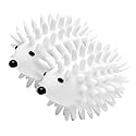 2pcs Hedgehog Dryer Balls Reusable Dryer Porcupine Ball for Dryer Machine Anti Static Soft Laundry Washing Balls (White)