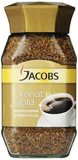 JACOBS CRONAT GOLD INSTANT COFFEE 6 PACK 7.05oz