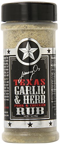 Jimmy O's Texas Rub, Garlic and Herb, 7 Ounce
