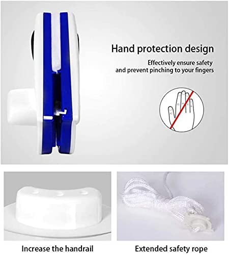 Magnetic Window Cleaner Tool Glass Wiper, Double Sided Window Cleaner Windows Cleaning Brush for High-Rise Household Cleaning Windows Thickness