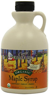 Coombs Family Farms Maple Syrup, Organic, Grade A, Dark Color, Robust Taste, 32 Fl Oz