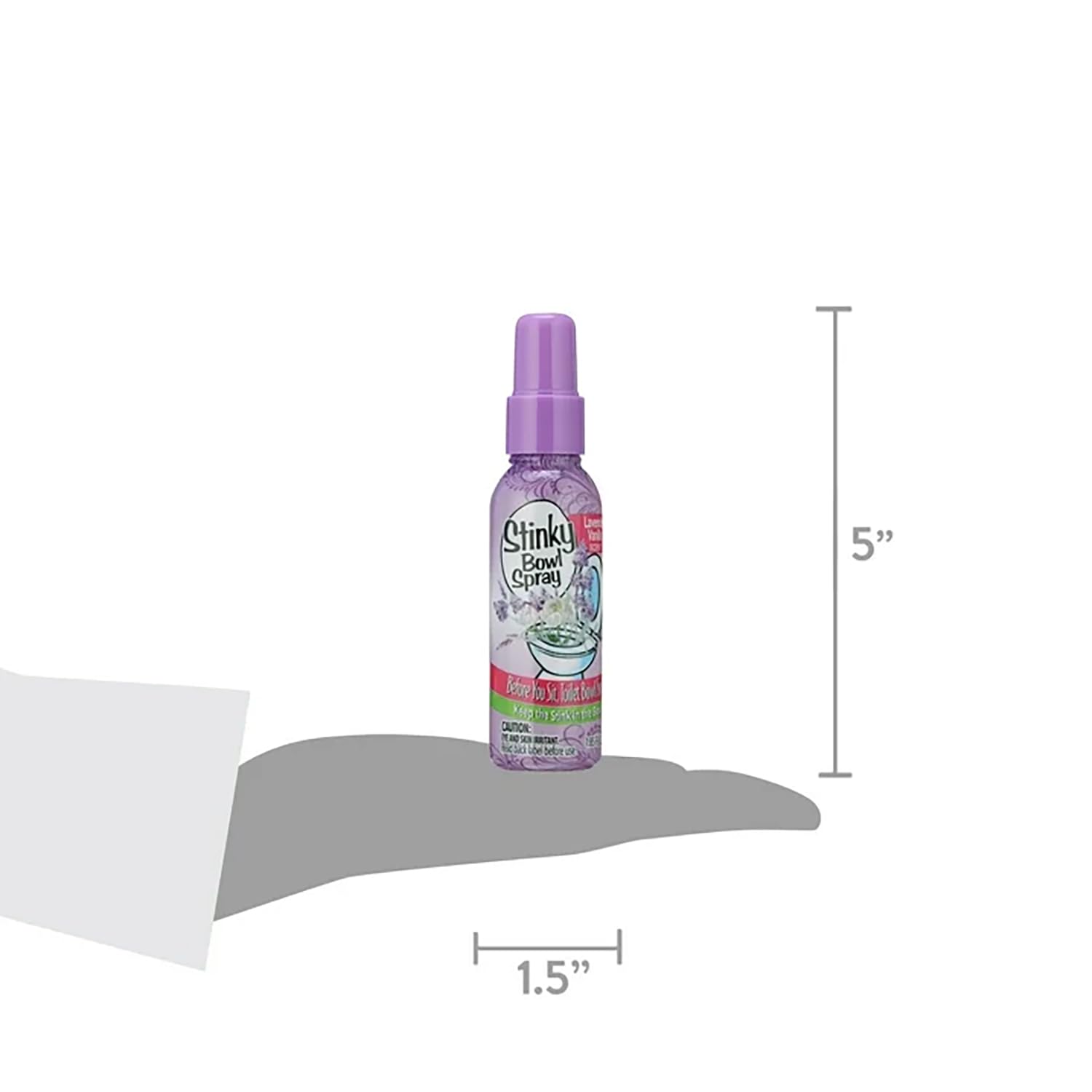 Set of 2 Stinky Bowl Spray 1.85oz - Before You Go Toilet Bathroom Deodorizer - Features Fresh Citrus Scent and Lavender Scent!