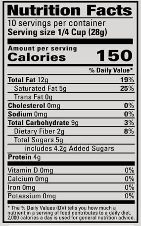 Wellbee’s Grain Free Granola, Oat Free, Low Carb, 100% Honey Sweetened, Small Batch, Refined Sugar Free, Paleo Friendly And SCD Approved (10 oz)